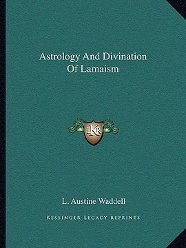 portada astrology and divination of lamaism (in English)