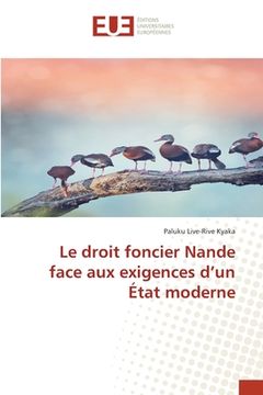 portada Le droit foncier Nande face aux exigences d'un État moderne