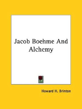 portada jacob boehme and alchemy (en Inglés)