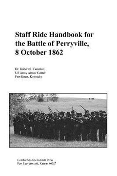 portada staff ride handbook for the battle of perryville, 8th october, 1862