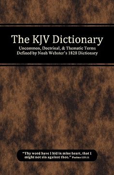 portada the kjv dictionary (in English)