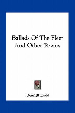 portada ballads of the fleet and other poems (en Inglés)