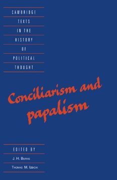 portada Conciliarism and Papalism Paperback (Cambridge Texts in the History of Political Thought) (in English)