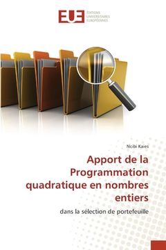 portada Apport de la Programmation quadratique en nombres entiers (en Francés)