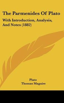 portada the parmenides of plato: with introduction, analysis, and notes (1882)