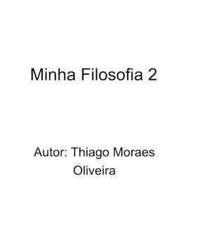 portada Minha Filosofia 2 (in Portuguese)