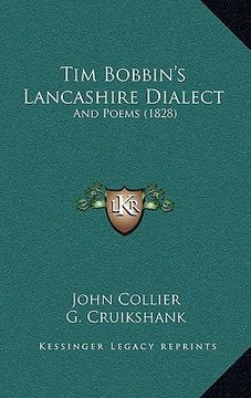 portada tim bobbin's lancashire dialect: and poems (1828) (in English)