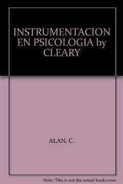 portada Instrumentacion en Psicologia by Cleary