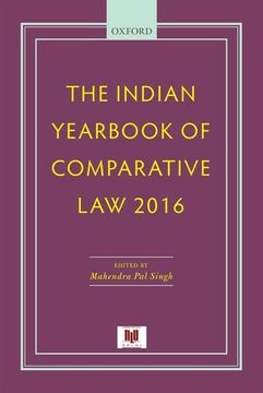 portada The Indian Yearbook of Comparative law 2016 (en Inglés)