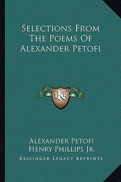 portada selections from the poems of alexander petofi (en Inglés)