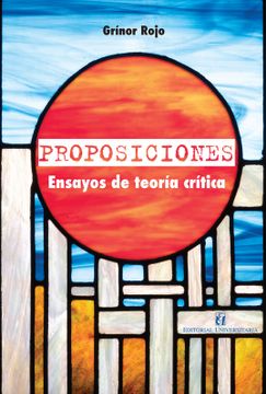 portada Proposiciones. ensayo de teoria critica (in Spanish)