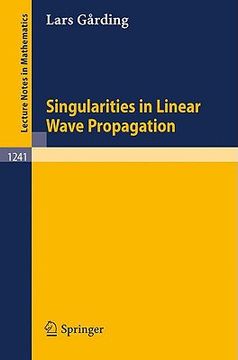 portada singularities in linear wave propagation (en Inglés)