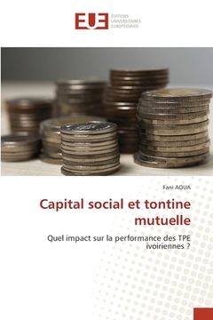 portada Capital social et tontine mutuelle (in French)