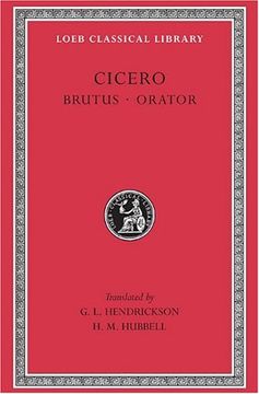 portada Cicero: Brutus, Orator; Volume v (Loeb Classical Library no. 342) 