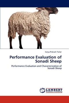 portada performance evaluation of sonadi sheep (en Inglés)