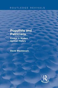 portada Populists and Patricians (Routledge Revivals): Essays in Modern German History