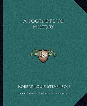 portada a footnote to history (in English)