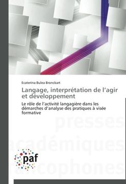 portada Langage, Interpretation de L'Agir Et Developpement
