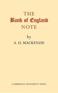 portada The Bank of England Note Paperback (en Inglés)