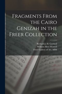 portada Fragments From the Cairo Genizah in the Freer Collection (in English)