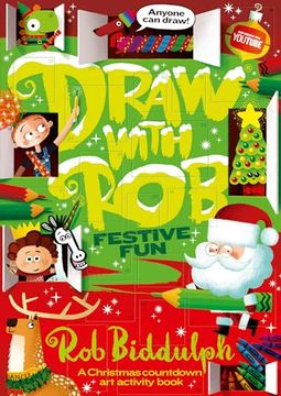 portada Draw With Rob: Festive fun (en Inglés)