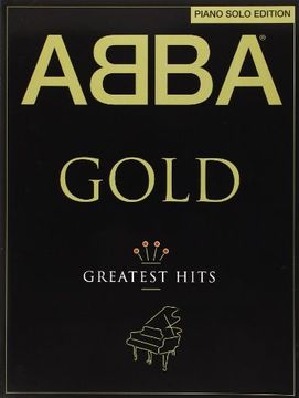 portada Abba Gold Greatest Hits Piano Solo Edtn (en Inglés)