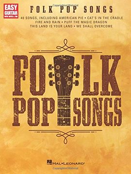 portada Folk pop Songs: For Easy Guitar With Notes & tab (en Inglés)