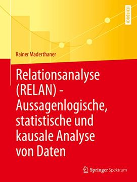 portada Relationsanalyse (Relan) - Aussagenlogische, Statistische Und Kausale Analyse Von Daten (en Alemán)