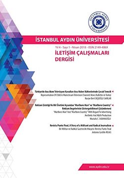 portada Istanbul Aydin University: Iletisim Calismalari Dergisi (Yıl 4 Sayı 1 Nisan - 2018) (en Turco)