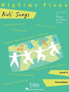 portada bigtime piano kids` songs, level 4