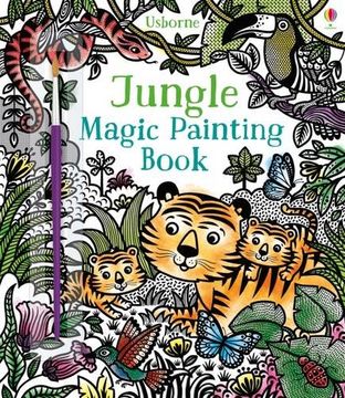 portada Jungle Magic Painting Book [Paperback] sam Taplin (Author), Federica Iossa (Illustrator) (en Inglés)