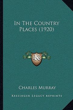 portada in the country places (1920) (in English)