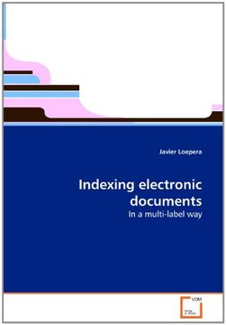 portada Indexing electronic documents: In a multi-label way