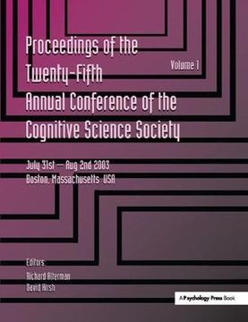 portada Proceedings of the 25th Annual Cognitive Science Society: Part 1 and 2 (in English)