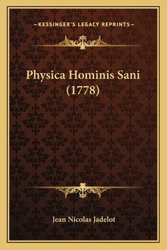 portada Physica Hominis Sani (1778) (en Latin)
