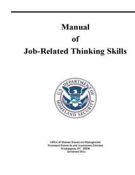 portada Manual of Job-Related Thinking Skills