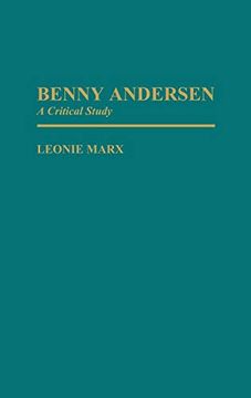 portada Benny Andersen: A Critical Study (in English)