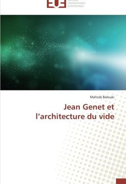 portada Jean Genet Et L'Architecture Du Vide