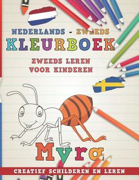 portada Kleurboek Nederlands - Zweeds I Zweeds Leren Voor Kinderen I Creatief Schilderen En Leren