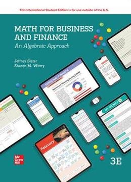 portada Math for Business and Finance: An Algebraic Approach ise