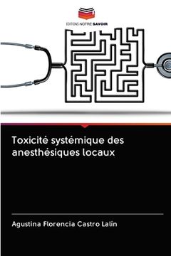 portada Toxicité systémique des anesthésiques locaux (en Francés)