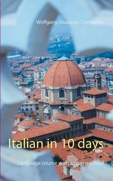 portada Italian in 10 days: Language course with a new method (en Inglés)