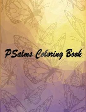portada Psalms Coloring Book: Bible Verses Psalm In Color Large Print (en Inglés)