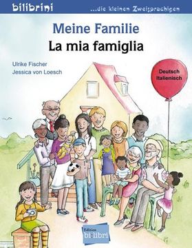 portada Meine Familie: Kinderbuch Deutsch-Italienisch