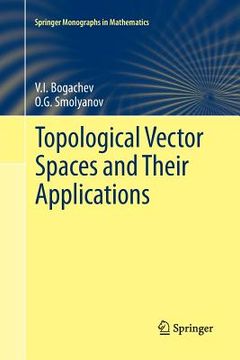 portada Topological Vector Spaces and Their Applications (en Inglés)