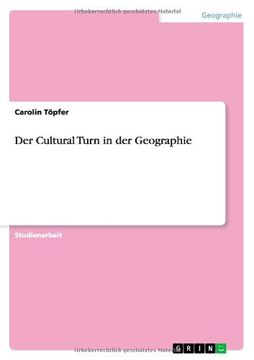 portada Der Cultural Turn in der Geographie (German Edition)