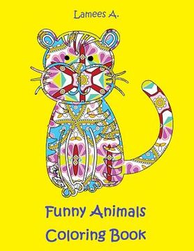 portada Funny Animals Coloring Book For Kids (en Inglés)