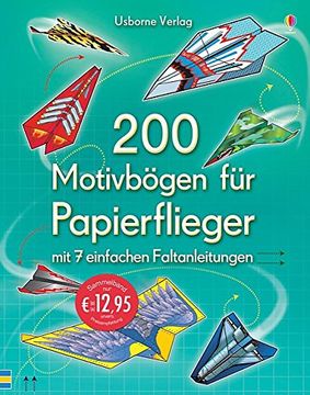 portada 200 Motivbögen für Papierflieger: Mit Heraustrennbaren Seiten (in German)