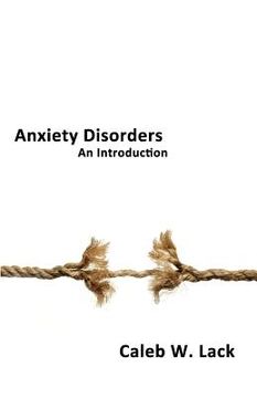 portada Anxiety Disorders: An Introduction (en Inglés)