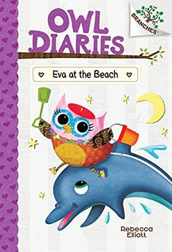 portada Eva at the Beach: A Branches Book (Owl Diaries. Scholastic Branches) (en Inglés)